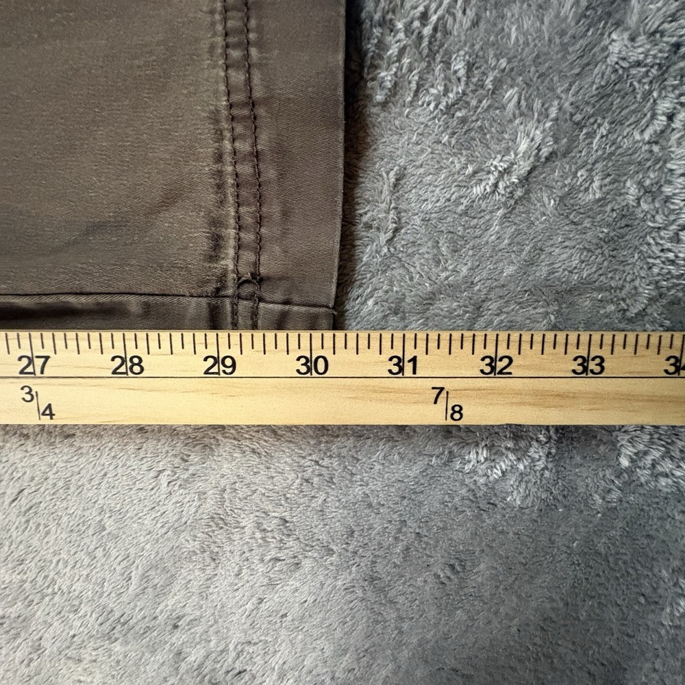 Dockers Favorite Fit Women's 10 (34.5x30.25) Brown Straight Stretch Chino Pants - Picture 7 of 9